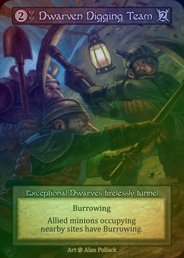 【FOIL】[Earth] Dwarven Digging Team [beta-Exceptional]